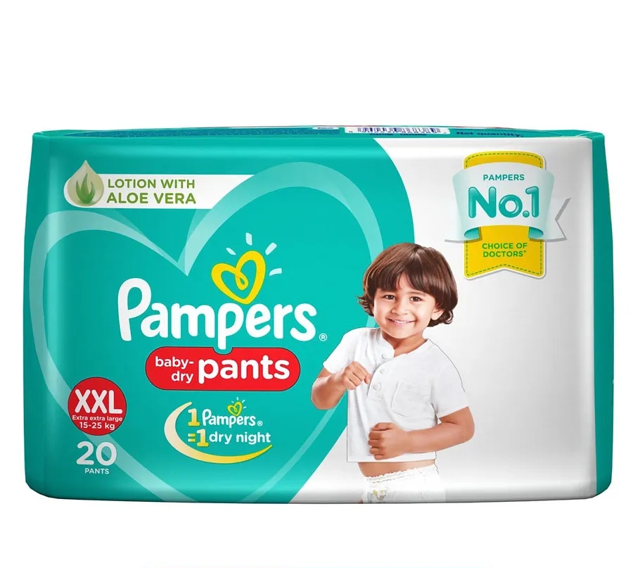 Pampers XXL Size Diapers Pants 22 Count
