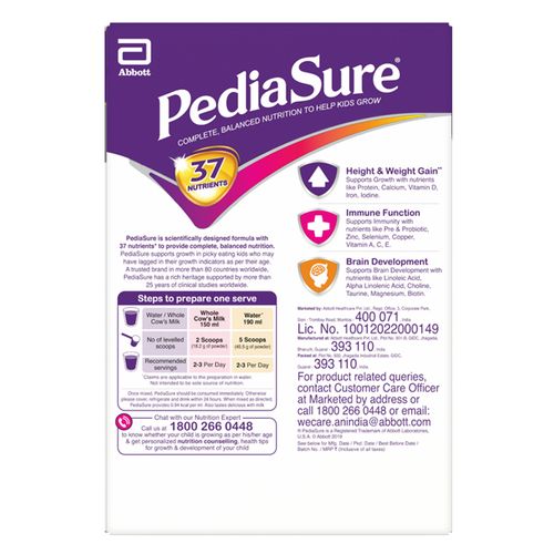 Pediasure Nutritional Powder - Premium Chocolate , 1 kg Carton