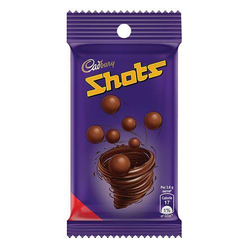 Cadbury Dairy Milk Shots, 18 g Pouch