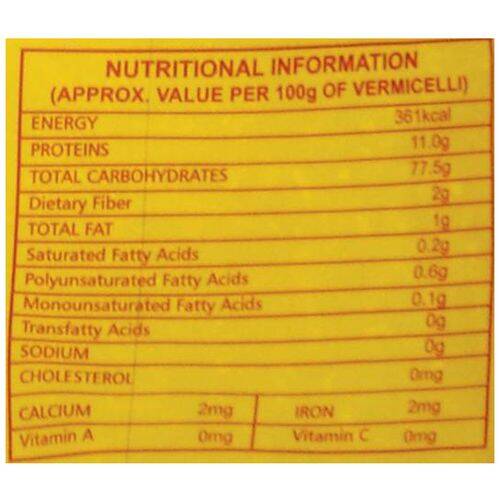 Bambino Vermicelli, 850 g Pouch