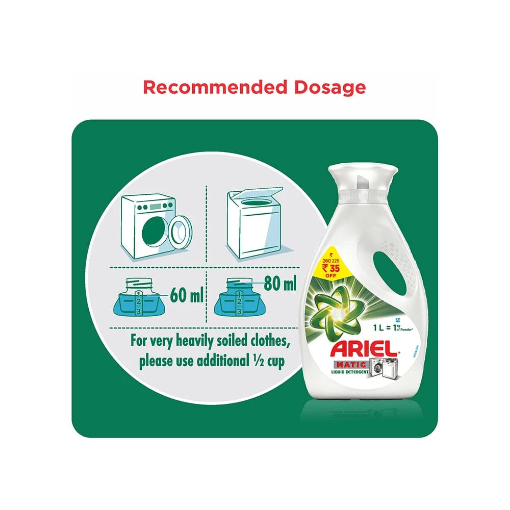 Ariel Matic Liquid Detergent 1 Ltr