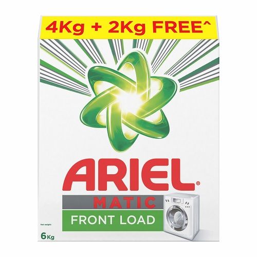 Ariel Matic Front Load Detergent Washing Powder, 4 kg (Get 2 kg Free)
