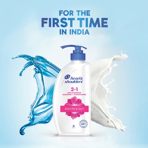 Head & shoulders 2-in-1 Shampoo + Conditioner - Smooth & Silky, 650 ml