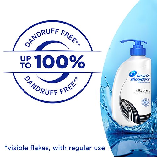 Head & Shoulder Anti-Dandruff Shampoo - Silky Black, 650 ml