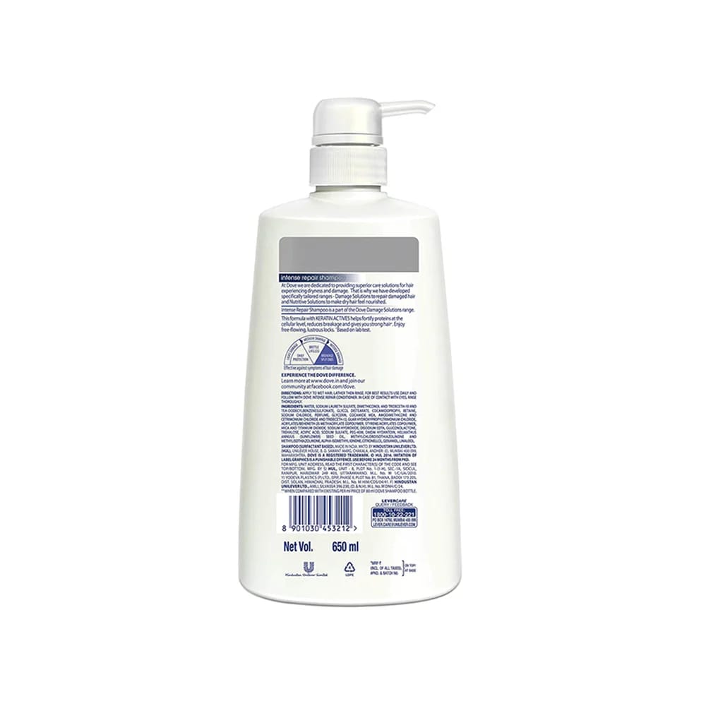 Dove Intense Repair Shampoo, 650 ml