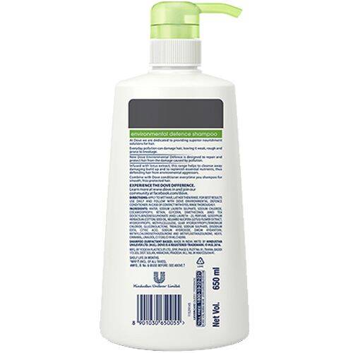 Dove Shampoo - Environmental Defence, 650 ml
