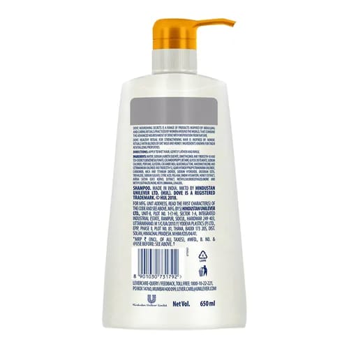 Dove Healthy Ritual For Strengthening Hair Shampoo, 650 ml