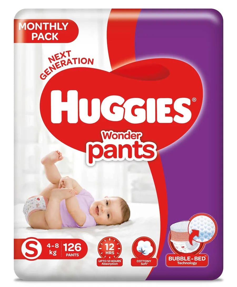 Huggies Wonder Pants Small Pant Style Diapers - 126 Pcs
