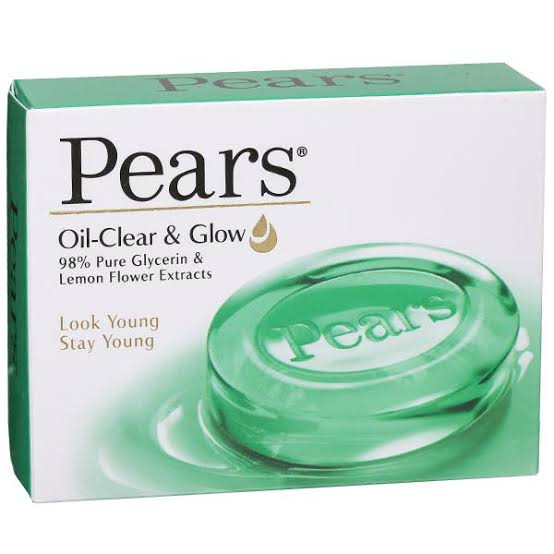 Pears Oil Clear & Glow Soap Bar, 4x75 g Multipack