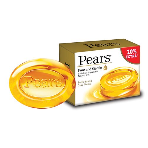 Pears Soap Bar - Pure & Gentle, 125 g