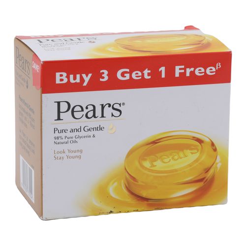 Pears Pure & Gentle Bathing Soap, 75 g (Pack of 3) 