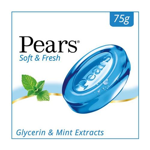 Pears Soft & Fresh Soap Bar, 75 g