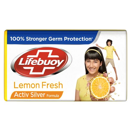 Lifebuoy Lemon Fresh Germ Protection Soap Bar, 125 g