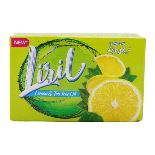 Liril Soap Bar - Lemon & Tea Tree Oil, 125 g cartton