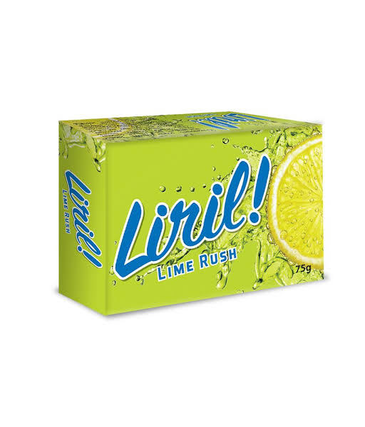 Liril Soap Bar - Lime Rush, 4x75 g Multipack