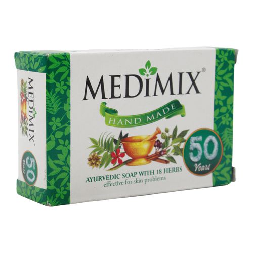 Medimix Bathing Soap - Ayurvedic Classic 18 Herbs, 75 g Carton