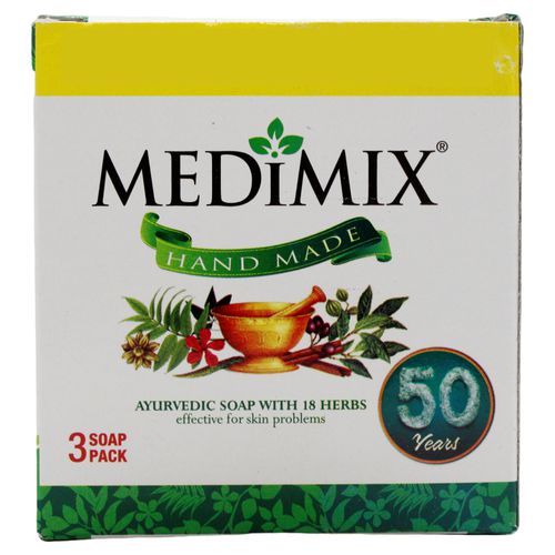 Medimix Bathing Soap - Ayurvedic Classic 18 Herbs, 125 g Pack of 3