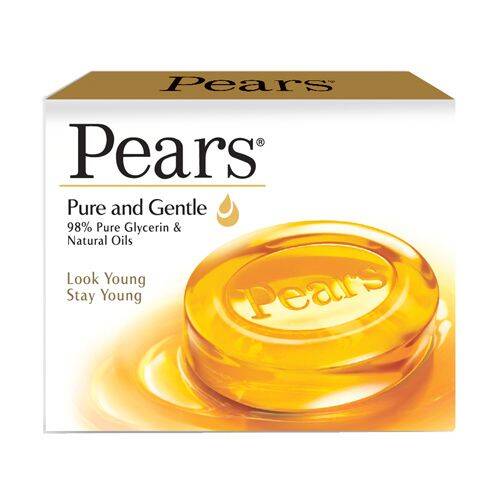 Pears Soap Bar - Pure & Gentle, 4×60 g Multipack