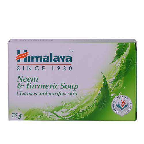 Himalaya Neem & Turmeric Soap, 75 g