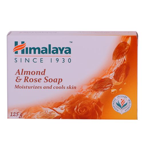Himalaya Almond & Rose Soap, 125 g