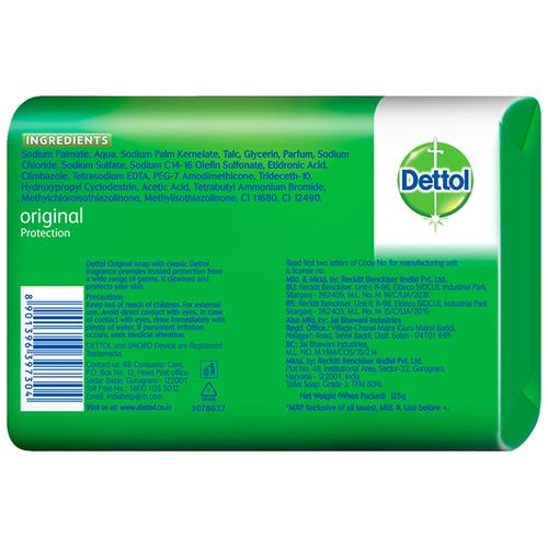 Dettol Bathing Bar Soap - Original, 125 g