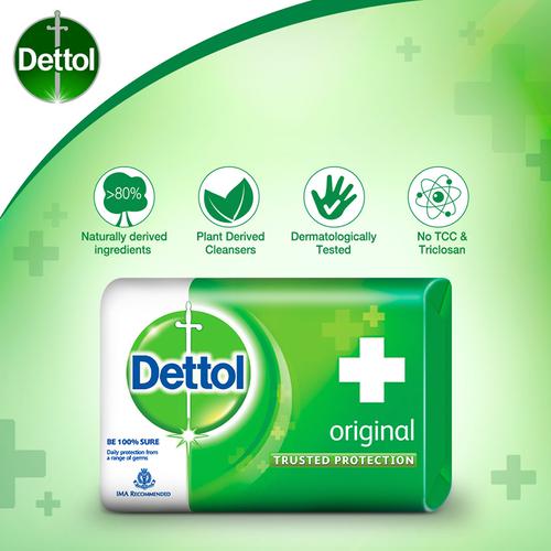 Dettol Bathing Bar Soap - Original, 75 g