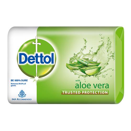 Dettol Bathing Bar Soap - Aloe Vera, 100 g 