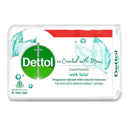 Dettol Tulsi Bathing Soap - Co-Created With Moms, 75 g