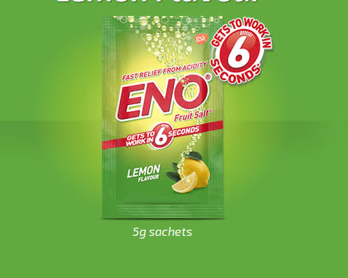 Eno Fruit Salt - Lemon Flavor, 5 g 