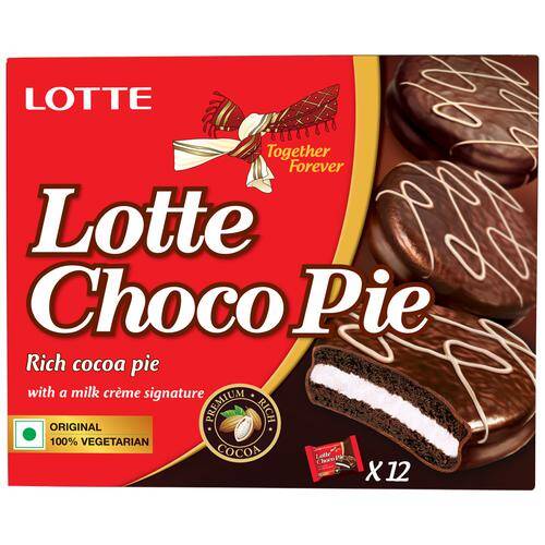 Lotte Choco Pie - With Rich Cocoa, 300 g