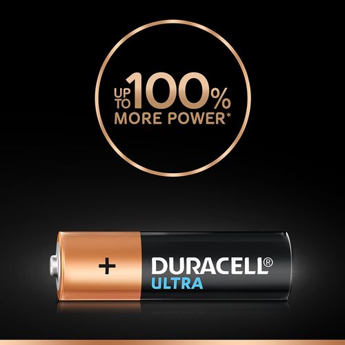Duracell Ultra Alkaline Battery AA, 4 pcs