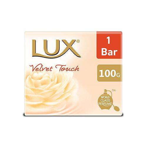 Lux Soap Bar - Velvet Touch Jasmine & Almond Oil, 100 g Pouch