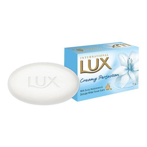 Lux Lux International Creamy White Soap Bar, 4x75 g Multipack 