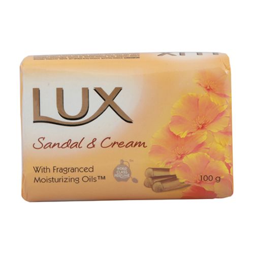 Lux Bathing Soap - Sandal Cream, 100 g Pouch