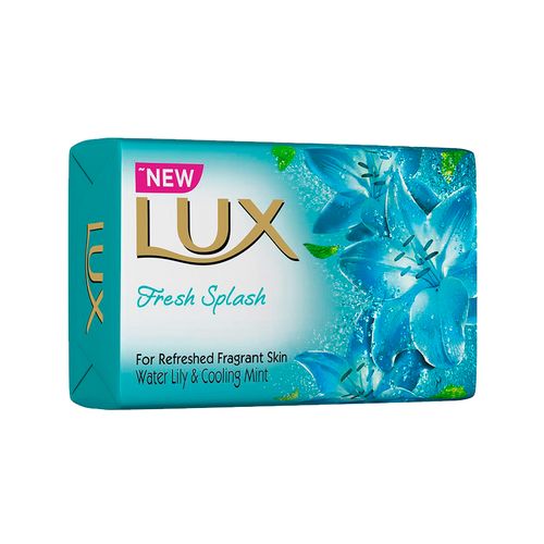 Lux Fresh Splash Water Lily & Cooling Mint Soap Bar, 100 g
