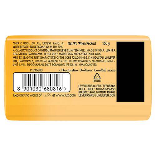 Lux Lux Saffron Glow Soap Bar, 150 g