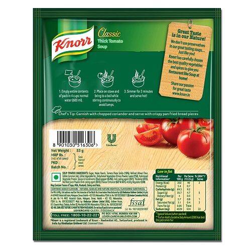 Knorr Tomato Soup - Classic Thick, 53 g