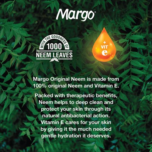 Margo Bathing Soap - Original Neem, 100 g Buy 4 Get 1 Free