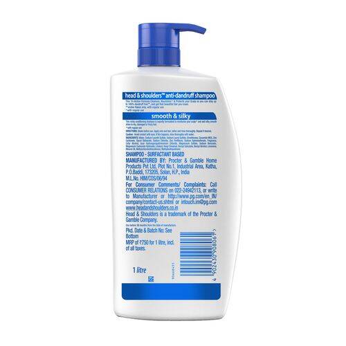 Head & shoulders Shampoo - Smooth & Silky, 1 L