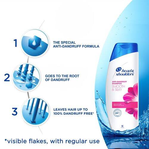 Head & Shoulder Anti-Dandruff Shampoo - Smooth & Silky, 340 ml