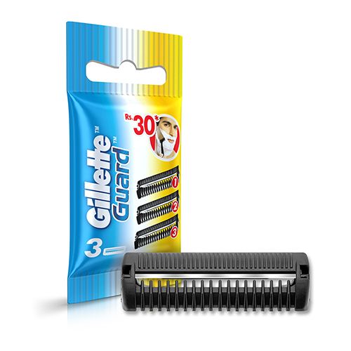 Gillette Guard - Cartridges, 3 pcs Pouch