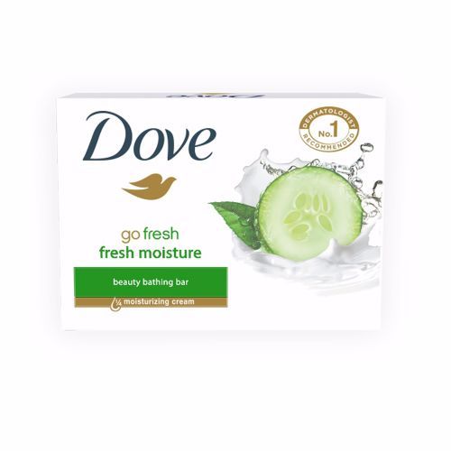 Dove Go Fresh Moisture Bathing Bar Soap, 75 g