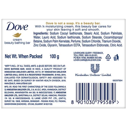 Dove Cream Beauty Bathing Bar, 100 g