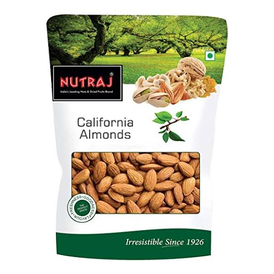 Nutraj California Almonds, 250 g