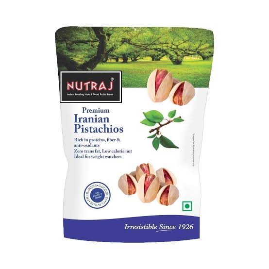 Nutraj Iranian California Roasted & Salted Pistachios, 250g