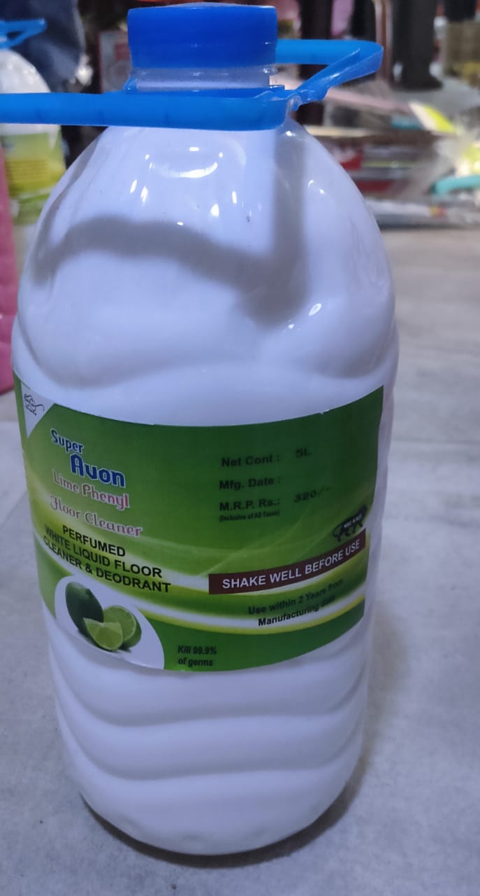 Super Avon Lime Phenyl Floor Cleaner, 5 Ltr