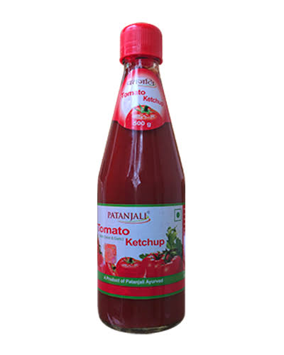 Patanjali Tomato Ketchup With Onion Garlic, 500 g