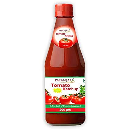 Patanjali Tomato Ketchup With Onion Garlic, 200 g