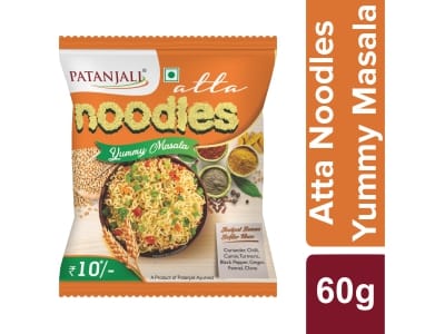 Patanjali Atta Noodles Yummy Masala, 60 g