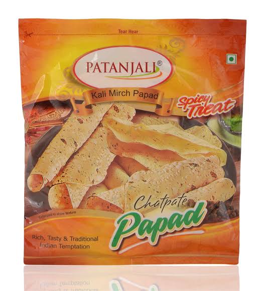 Patanjali Kali Mirch Papad, 200 g